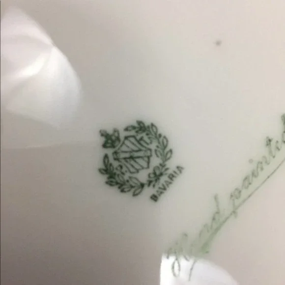 Vintage Doufreux Bavaria Hand Painted Lily Plate - Picture 6 of 8